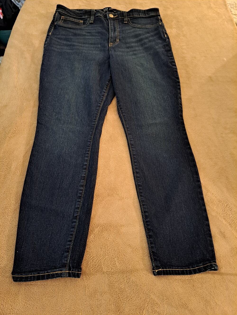 Gap Legging Sculpted Womens Size 12/31R Dark Medium Wash Skinny Jeans